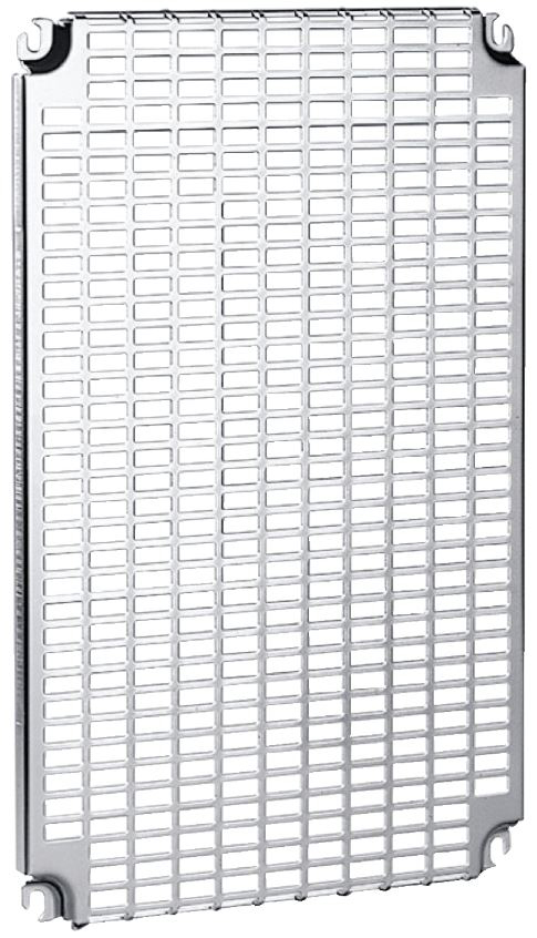 Schneider Electric PanelSeT Series Steel Perforated Mounting Plate, 450mm H, 451mm W, 15mm L for Use with Spacial CRN,