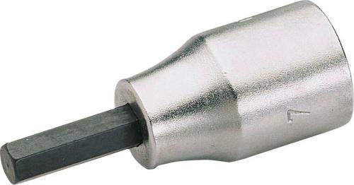 SAM Hexagon Screwdriver Bit, 8 mm Tip, 1/2 in Drive