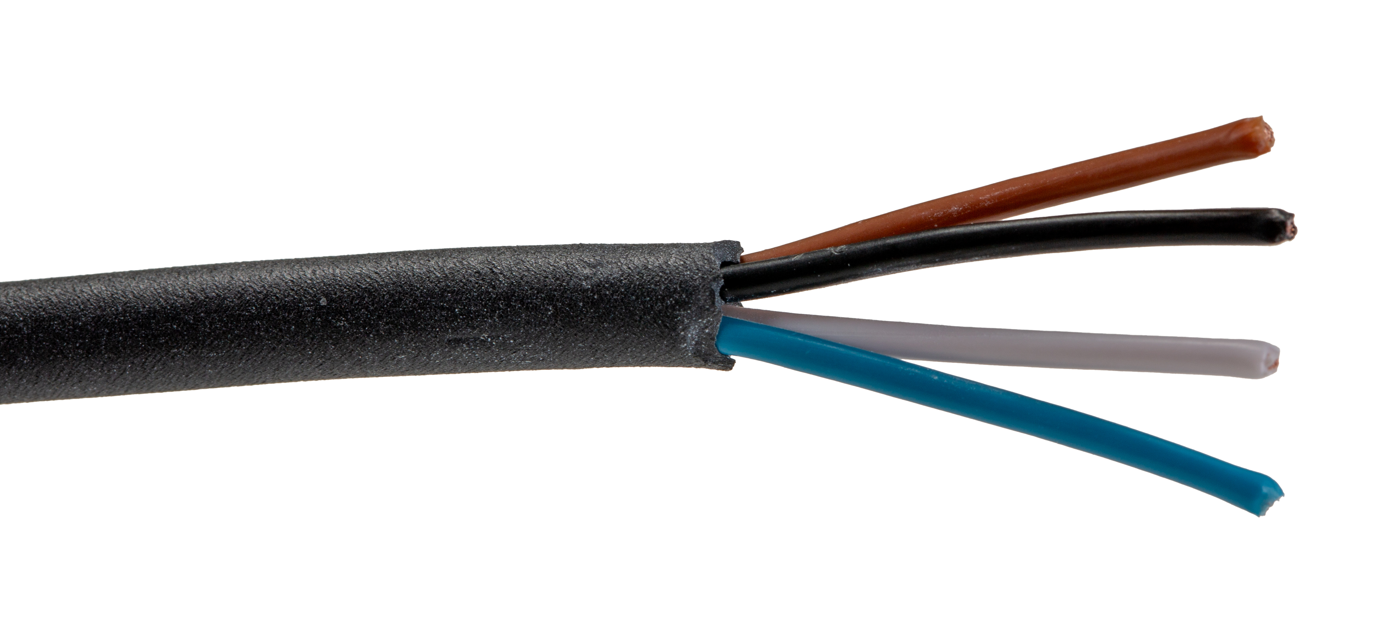 Phoenix Contact Multi-Core Industrial Cable, 4 Cores, 0.34 mm² 22 AWG, 100 m, Black, Grey Polypropylene Sheath