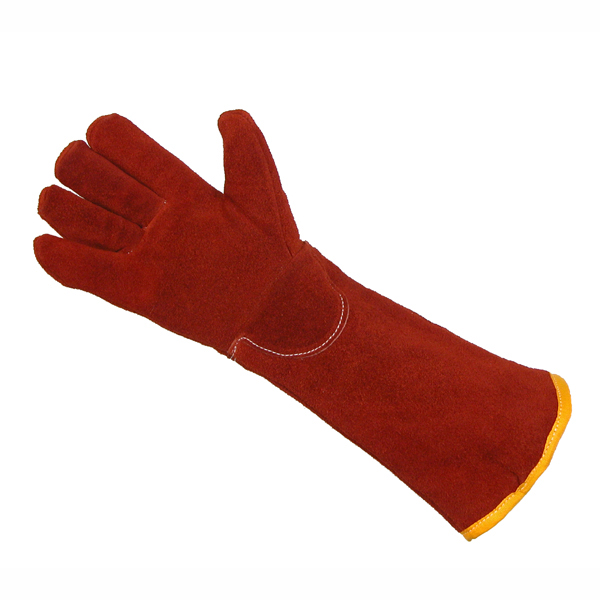 Liscombe L6-318-AB-VCB Brown Cotton Jersey Chrome Leather Work Gloves