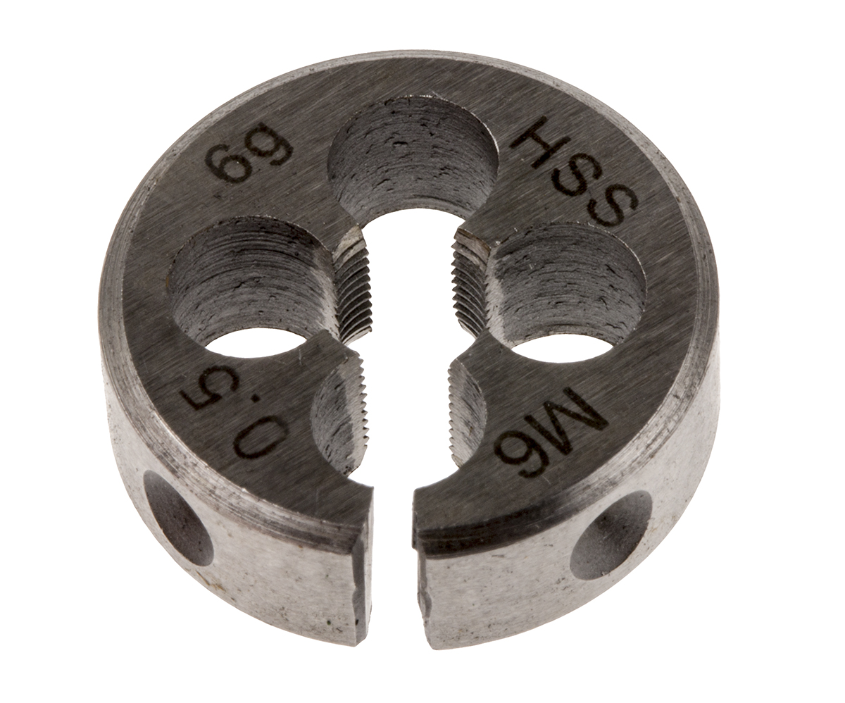 RS PRO Thread Die, M6 x 0.5mm Pitch, 13/16in od