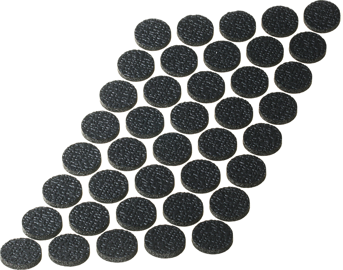 Essentra Circular Polyethylene (PE) Non Slip Pad, 19.1mm diameter x 3.2mm height