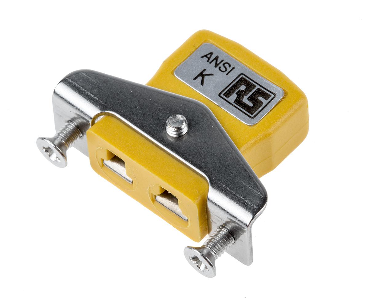 RS PRO Miniature Thermocouple Connector for Use with Type K Thermocouple, 4mm Probe, ANSI, RoHS Compliant Standard
