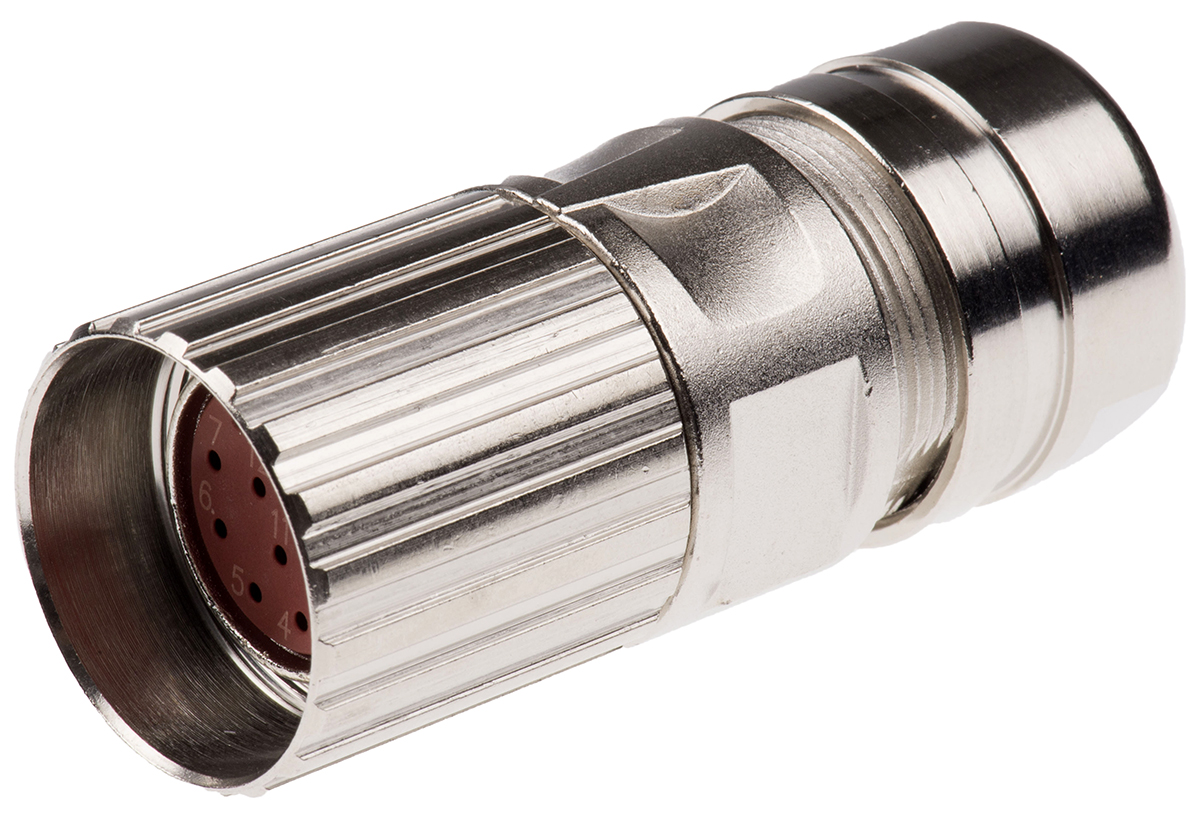 Phoenix Contact Circular Connector, 12 Contacts, Cable, M23 Connector, Plug, Female, IP67, RF Series