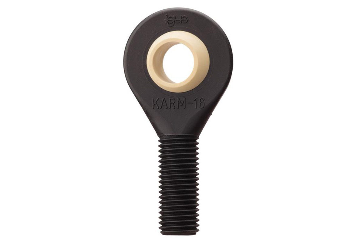 Igus M10 x 1.5 Male Igumid G Rod End, 10mm Bore, 64mm Long, Metric Thread Standard, Male Connection Gender