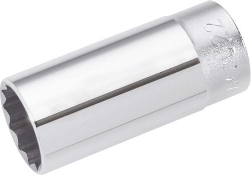 SAM 3/8 in Drive 24mm Deep Socket, 12 point, 63 mm Overall Length