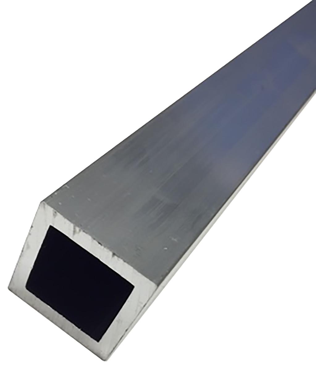 Square Aluminium Metal Tube, 1m L, 40mm W, 40mm H