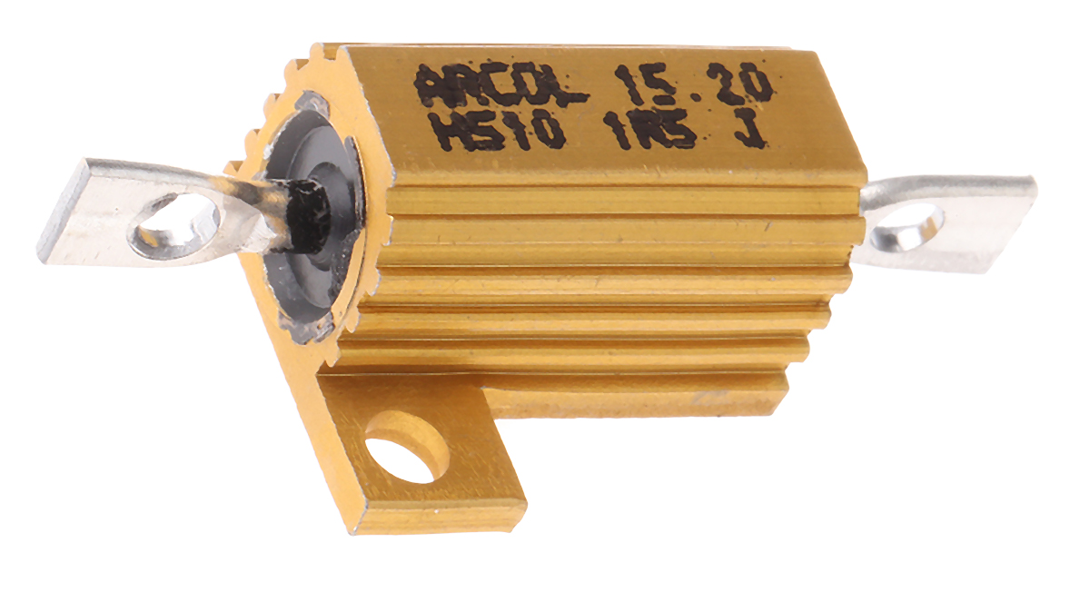 Arcol, 1.5Ω 10W Wire Wound Chassis Mount Resistor HS10 1R5 J ±5%