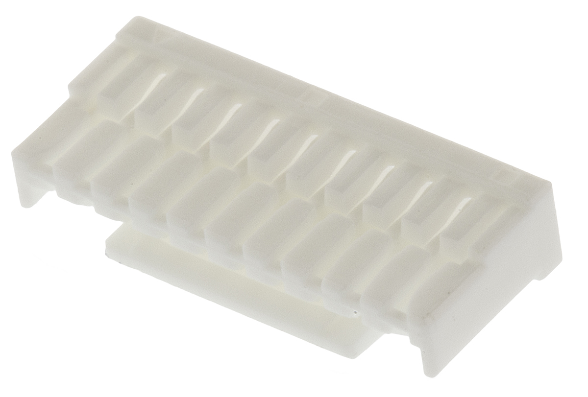 JST, GH Connector Housing, 1.25mm Pitch, 10 Way, 1 Row Right Angle, Straight