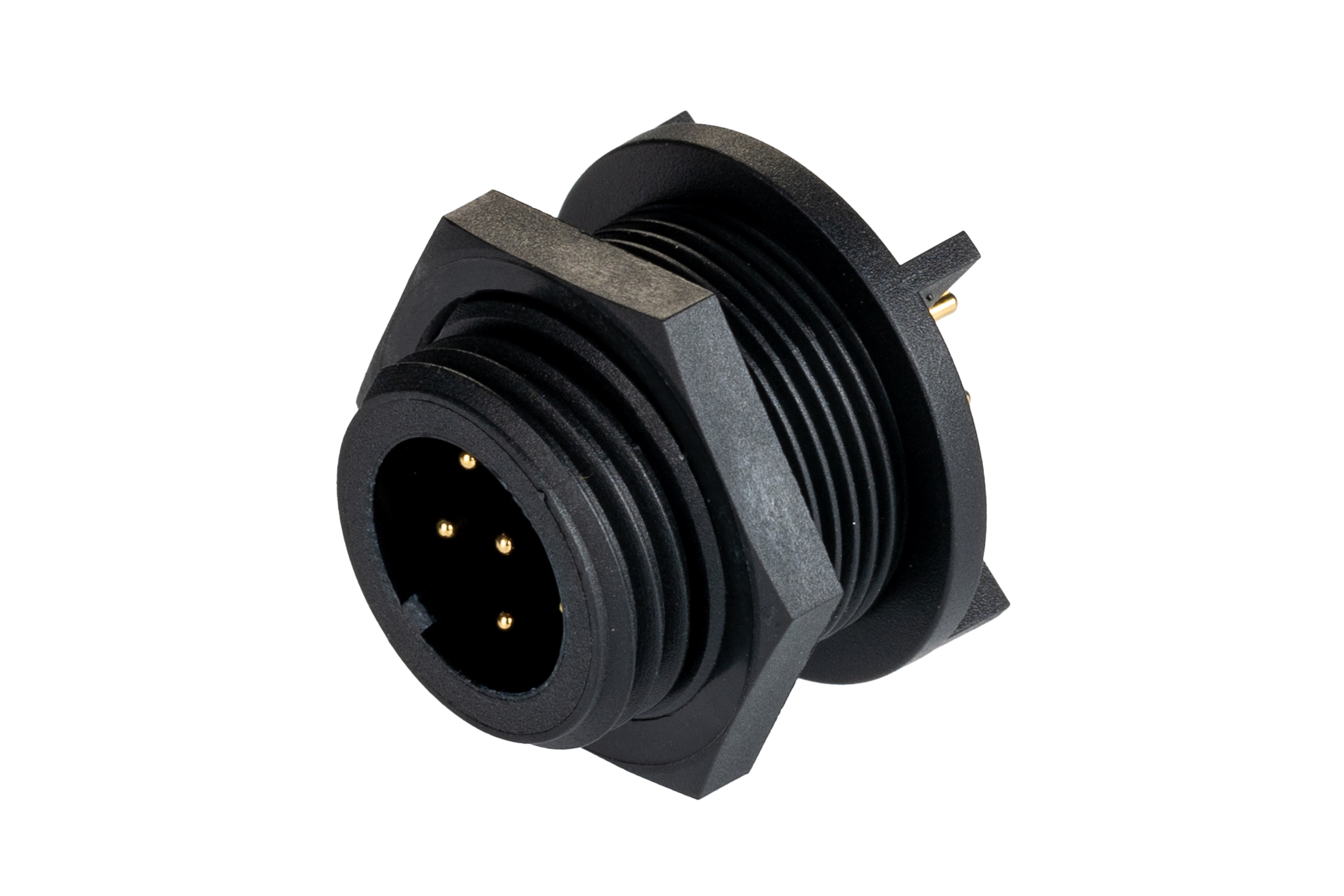 Bulgin Circular Connector, 6 Contacts, PCB, Miniature Connector, Plug, Male, IP68, Buccaneer 400 Series