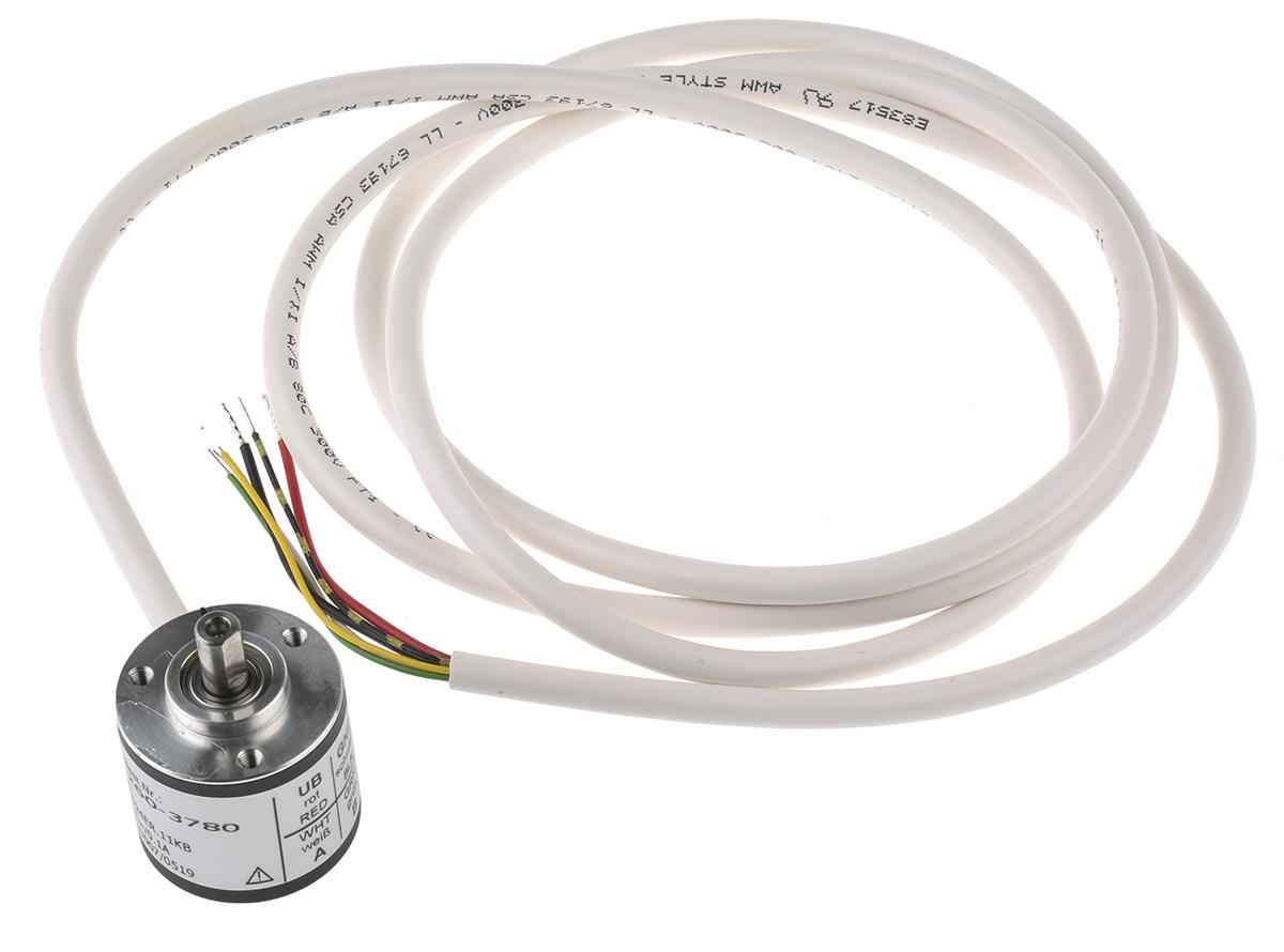 Hengstler RI32 Series Incremental Incremental Encoder, 1024 ppr, Push Pull Signal, Solid Type, 6mm Shaft