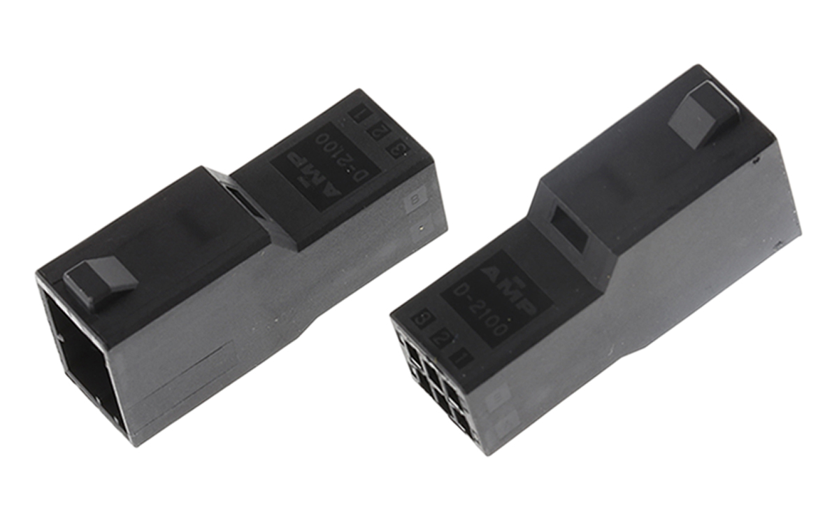 TE Connectivity, Dynamic 2000 Male Connector Housing, 2.5mm Pitch, 6 Way, 2 Row