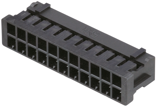 Hirose, DF11 Female Connector Housing, 2mm Pitch, 22 Way, 2 Row