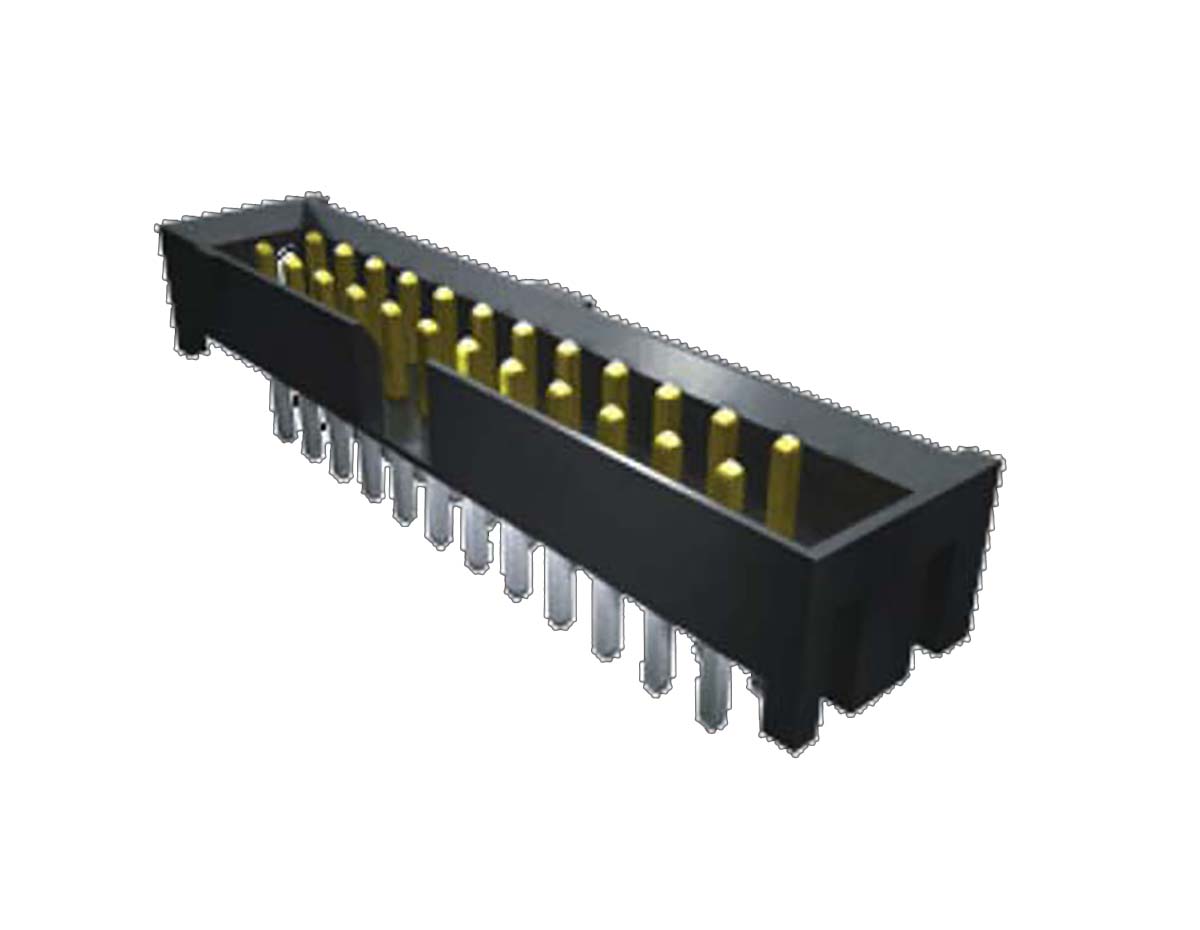Samtec STMM Series Straight Through Hole PCB Header, 30 Contact(s), 2 mm Pitch, 2 Row, Shrouded