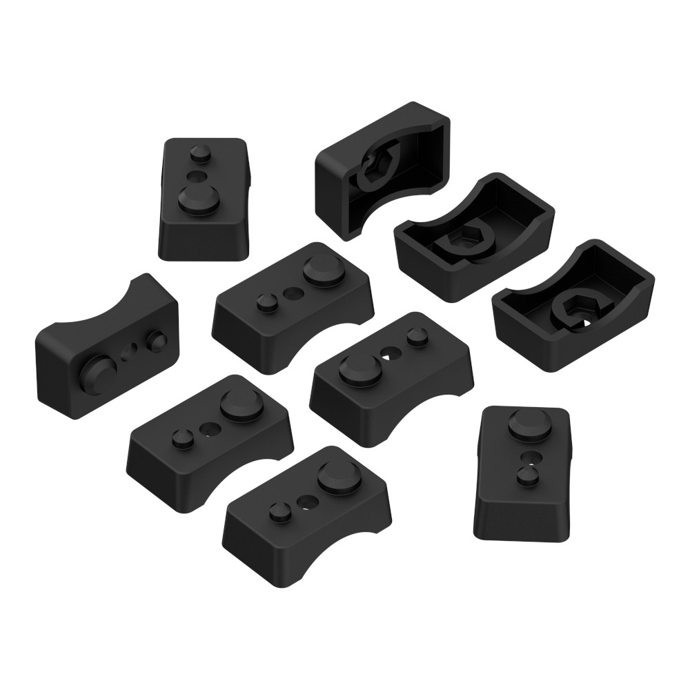 RS PRO ABS Pole Mount Bracket for Use with Enclosure, 31.7 x 19.7 x 13mm