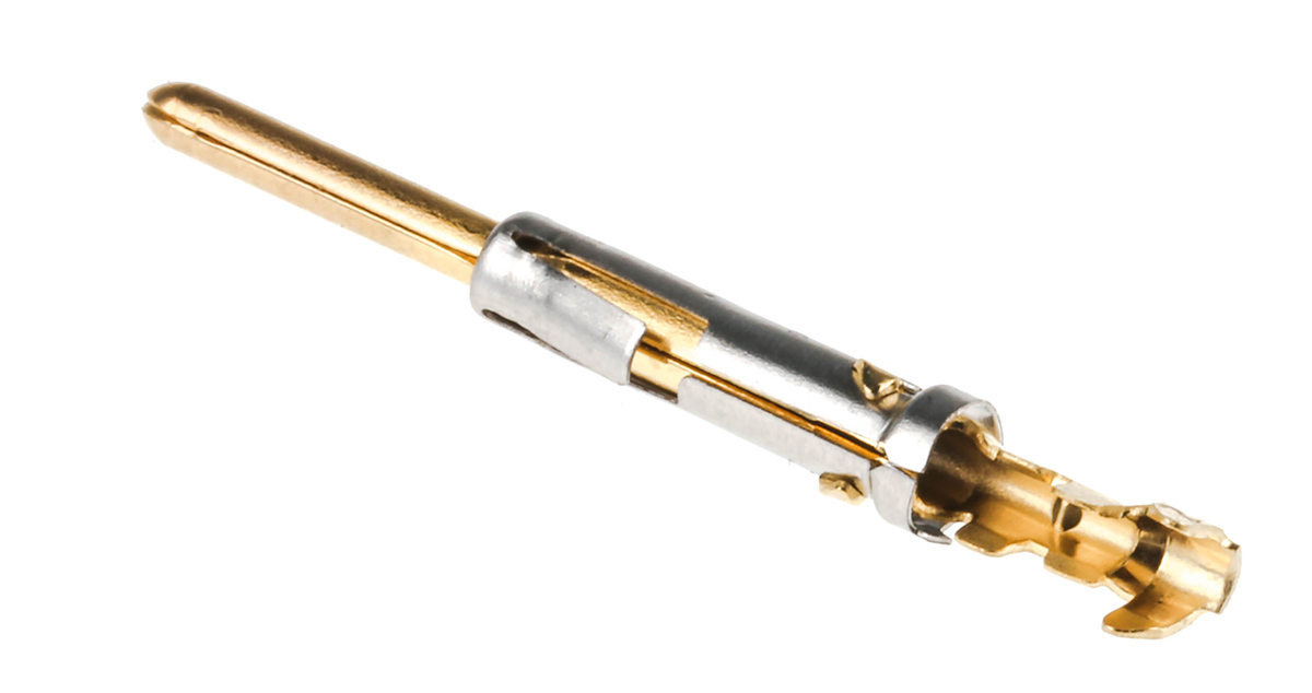 Souriau Sunbank by Eaton Male Crimp Circular Connector Contact, Contact Size 16, Wire Size 22 → 20 AWG