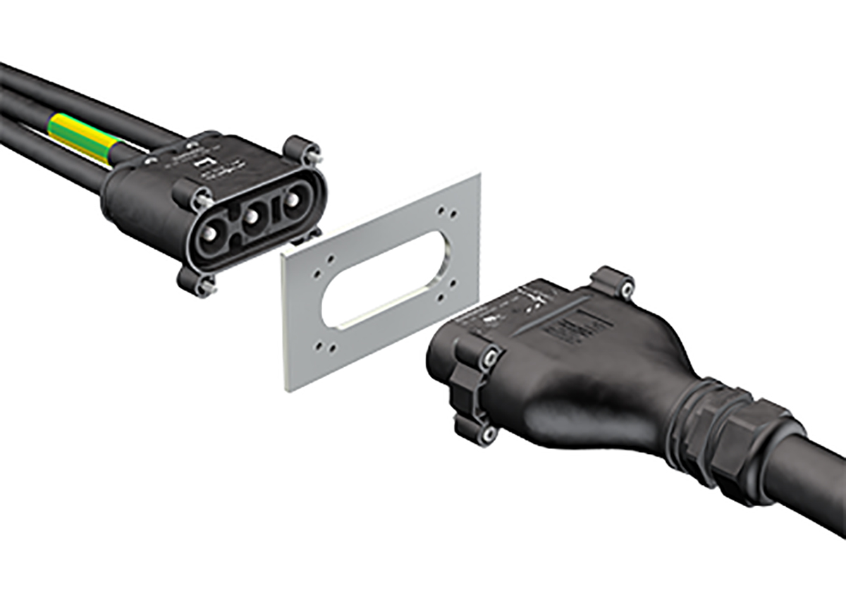 Staubli Circular Connector, 3 Contacts, Flange, 8 mm Connector, Plug, Male, IP67, RobiFix Series