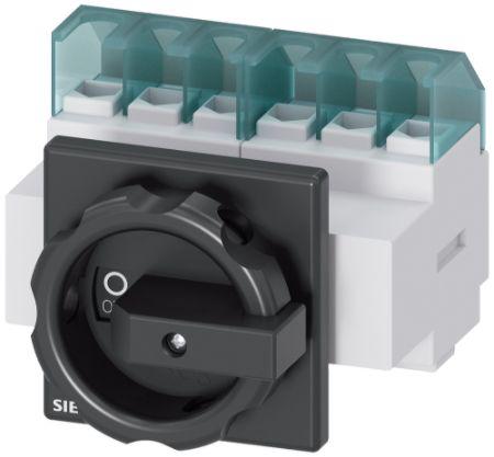 Siemens 6P Pole Panel Mount Non-Fused Switch Disconnector - 32A Maximum Current, 11.5kW Power Rating, IP65