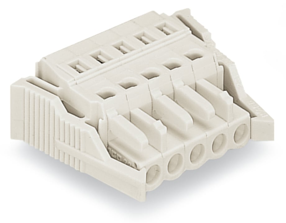 WAGO 721 Series Female Lighting Connector, 4-Pole, Female, 4-Way, Plug-In Mount, 16A