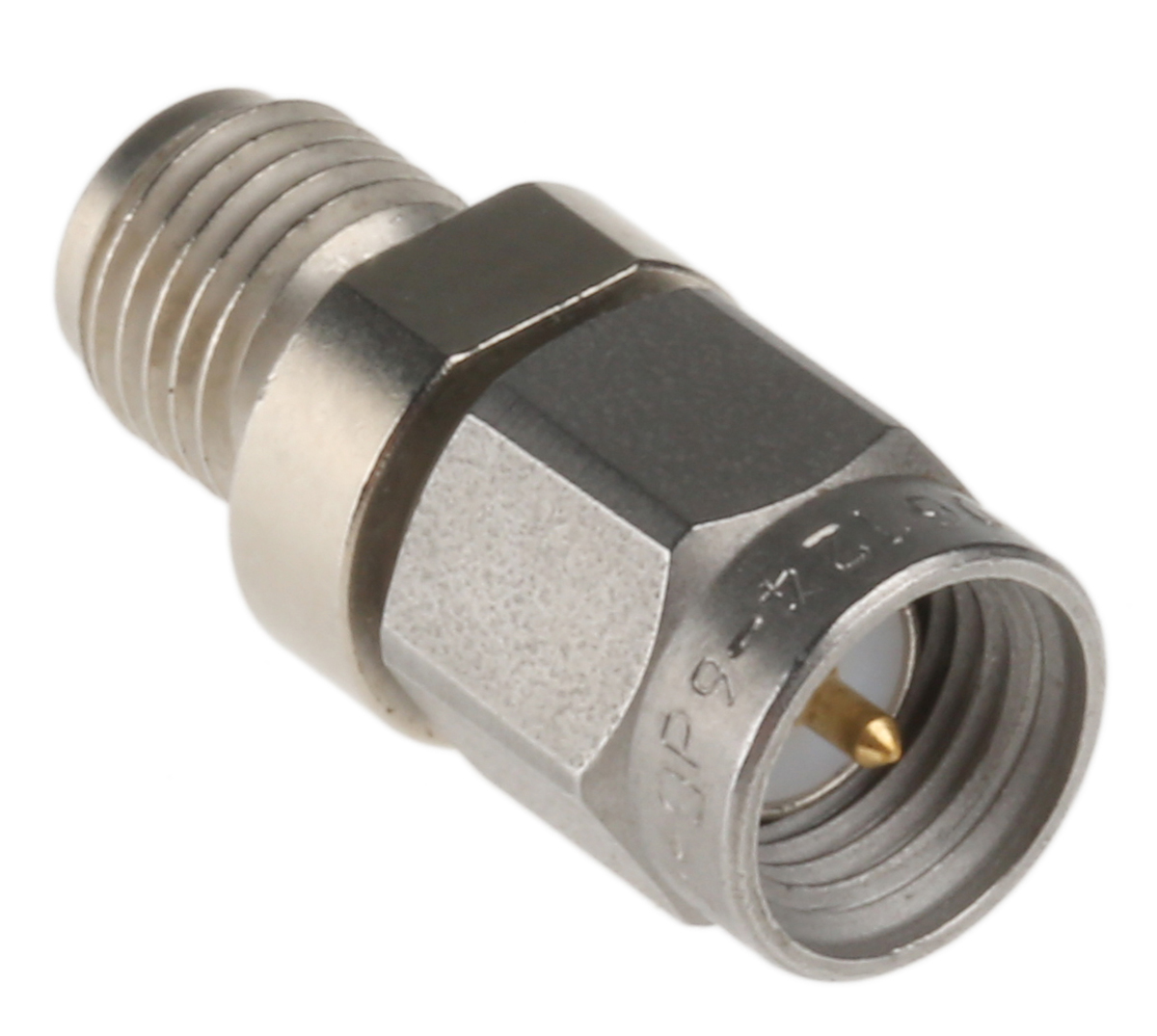 Radiall 50Ω RF Attenuator Straight SMA Connector SMA Plug to Socket 6dB, Operating Frequency 6GHz