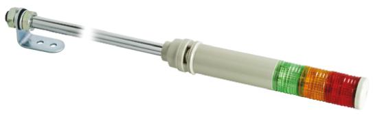 Schneider Electric Harmony XVC4 Series Red/Green/Amber Buzzer Signal Tower, 3 Lights, 24 V ac/dc, Tube Mount