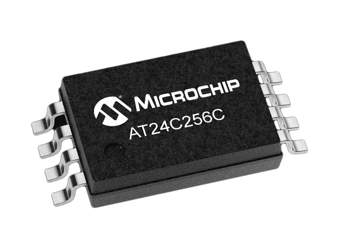 Microchip AT24C256C-XHL-T,  256 kB EEPROM,  450 ns 8-Pin TSSOP Serial-I2C (2 Wire)