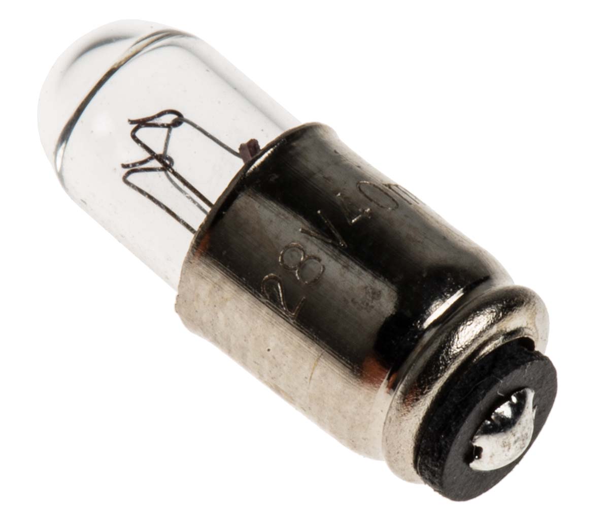 RS PRO Midget Groove Indicator Light, Clear, 28 V, 40 mA, 10000h