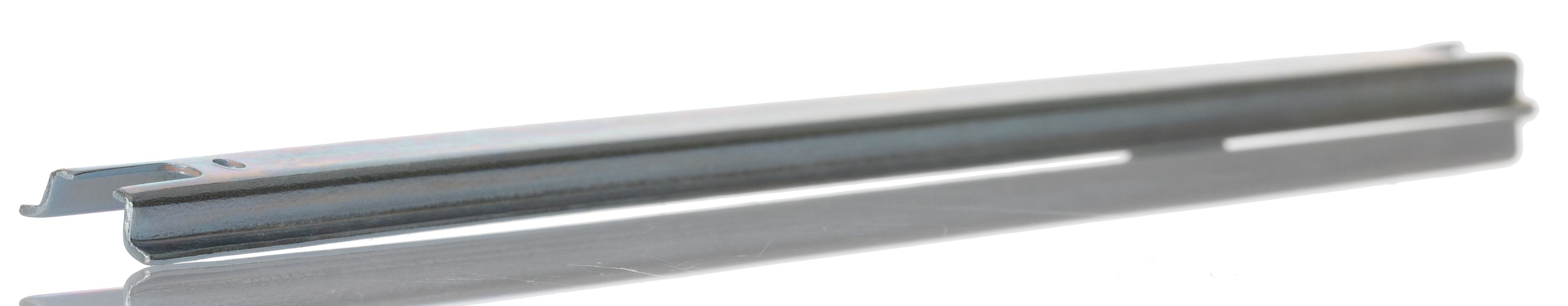 RS PRO Steel Unperforated DIN Rail, Top Hat Compatible, 238mm x 15mm