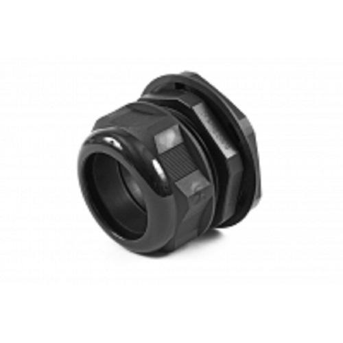 Hammond 1427NCG Series Black Nylon Cable Gland, M63 Thread, 37mm min., 44mm max., IP68
