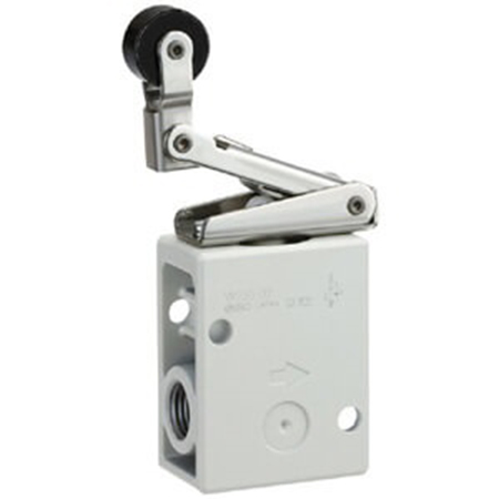 SMC Basic Pneumatic Relay Mechanical Valve VM200 Series, R 1/4, 1/4in, III B