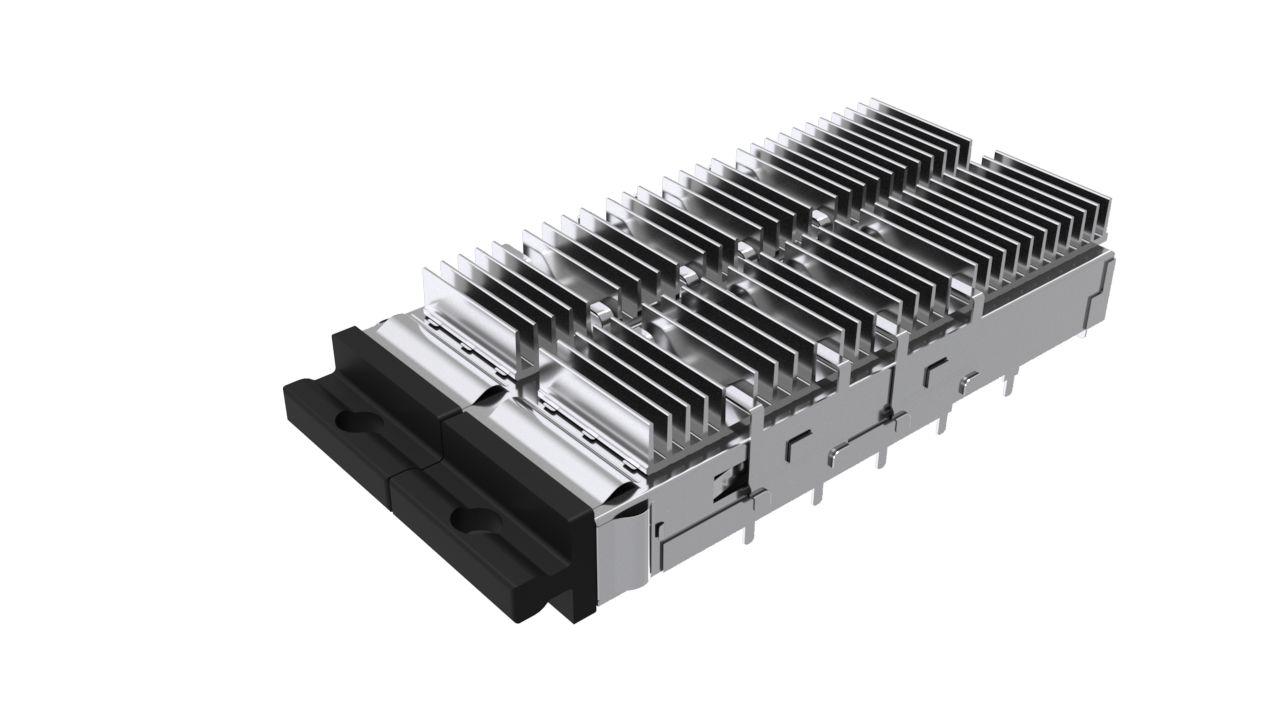 Amphenol Communications Solutions QSFP-DD I/O Connector Plug 76-Position, UE36C2620005C32