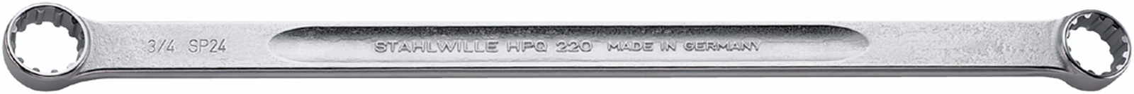 STAHLWILLE 220 Series Ring Spanner, 3/8in, Imperial, Metric, 250 mm Overall