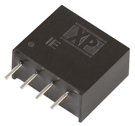 XP Power IE DC-DC Converter, 3.3V dc/ 300mA Output, 4.5 → 5.5 V dc Input, 1W, Through Hole, +85°C Max Temp -40°C