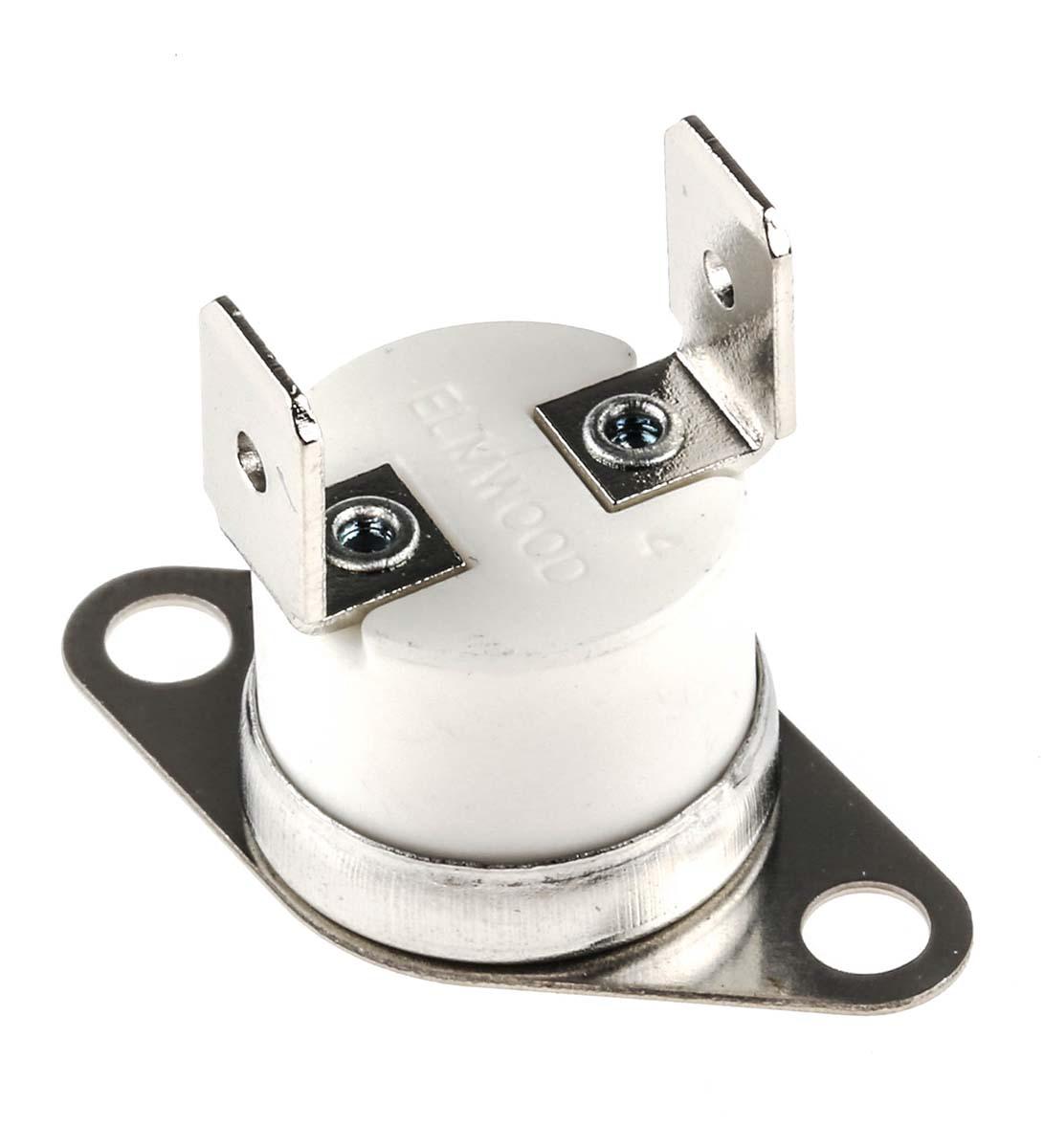 Honeywell Bi-Metallic Thermostat, Opens at +220°C, Closes at +180°C, +260°C Max, NC, Automatic Reset, Bracket Mount