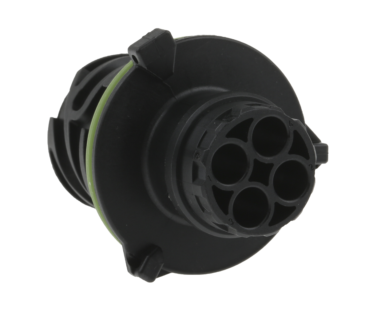 TE Connectivity 4 Pole Din Plug, Male, Panel Mount