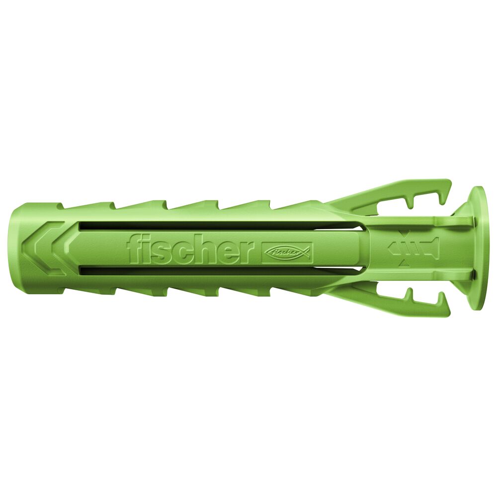 Fischer Fixings Green Wall Plug, 40mm Length, 8mm Fixing Hole Diameter