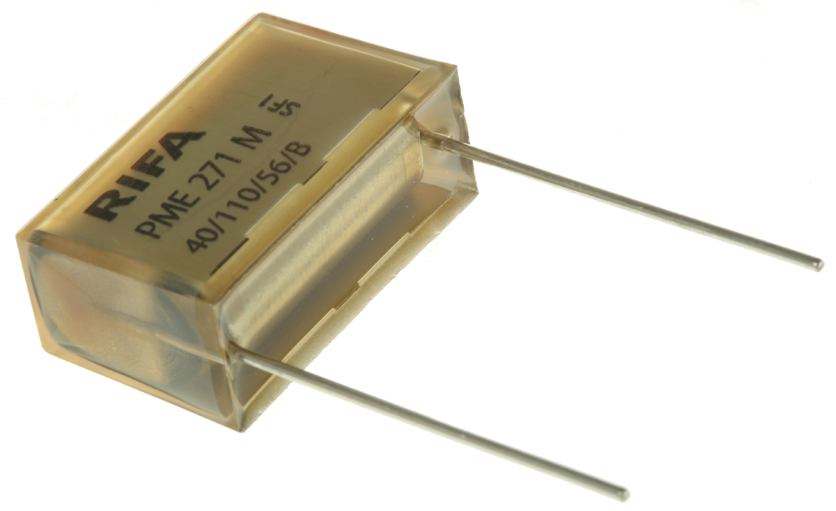 KEMET Paper Capacitor 330nF 275V ac ±10% Tolerance PME271M Through Hole +110°C