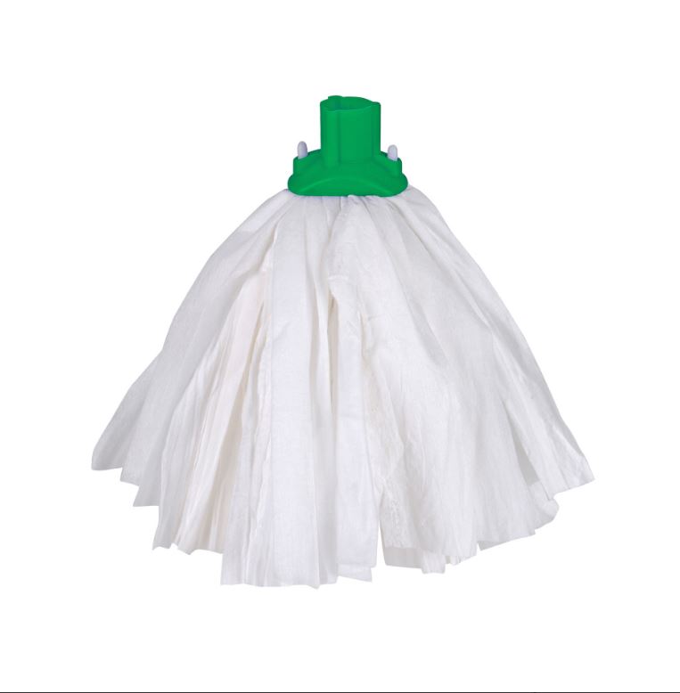 Robert Scott Big White Exel 117g Green Non-Woven Mop Head