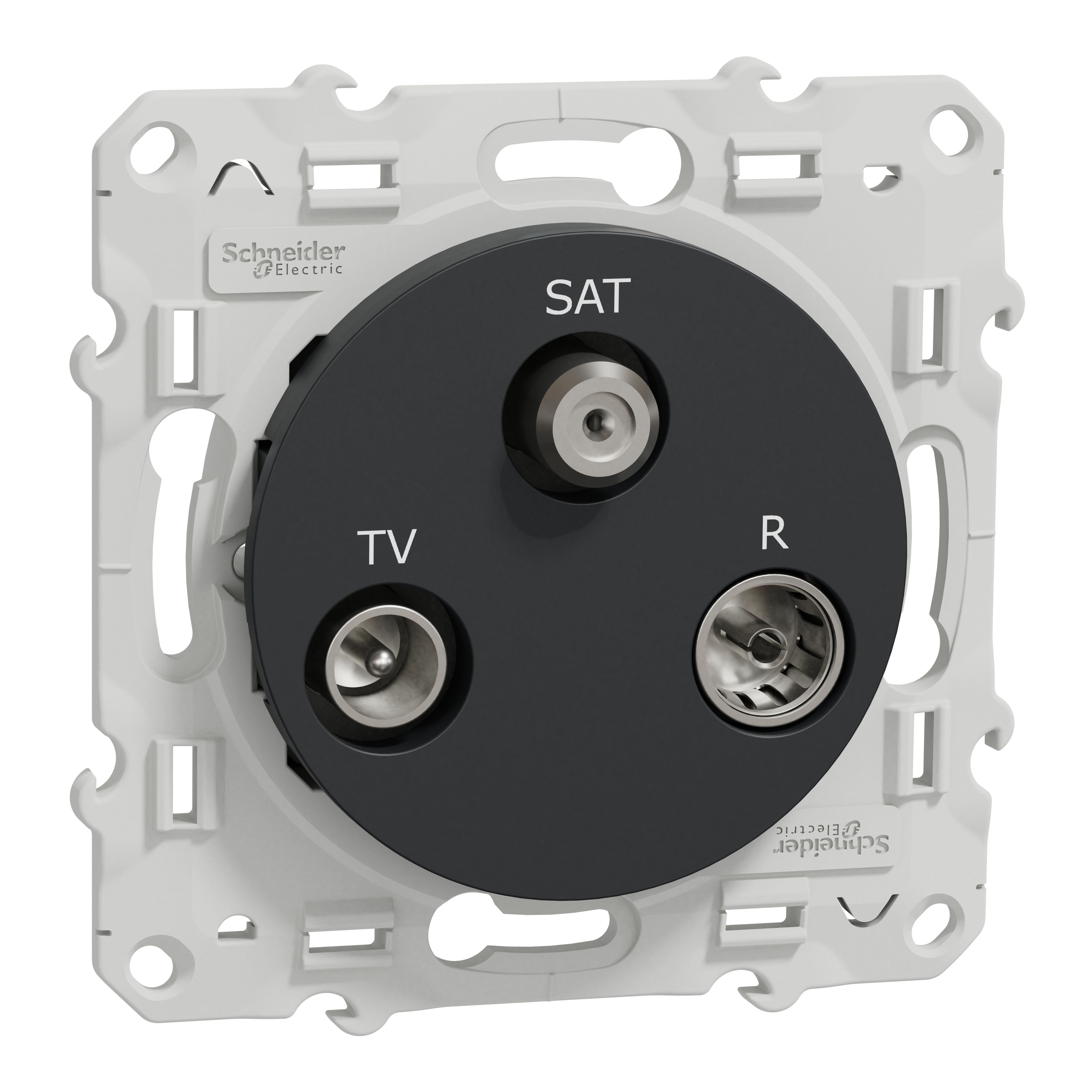 Schneider Electric Anthracite, 1 Gang, Odace