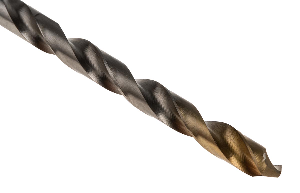 Dormer A002 Series HSS-TiN Twist Drill Bit, 4.8mm Diameter, 86 mm Overall
