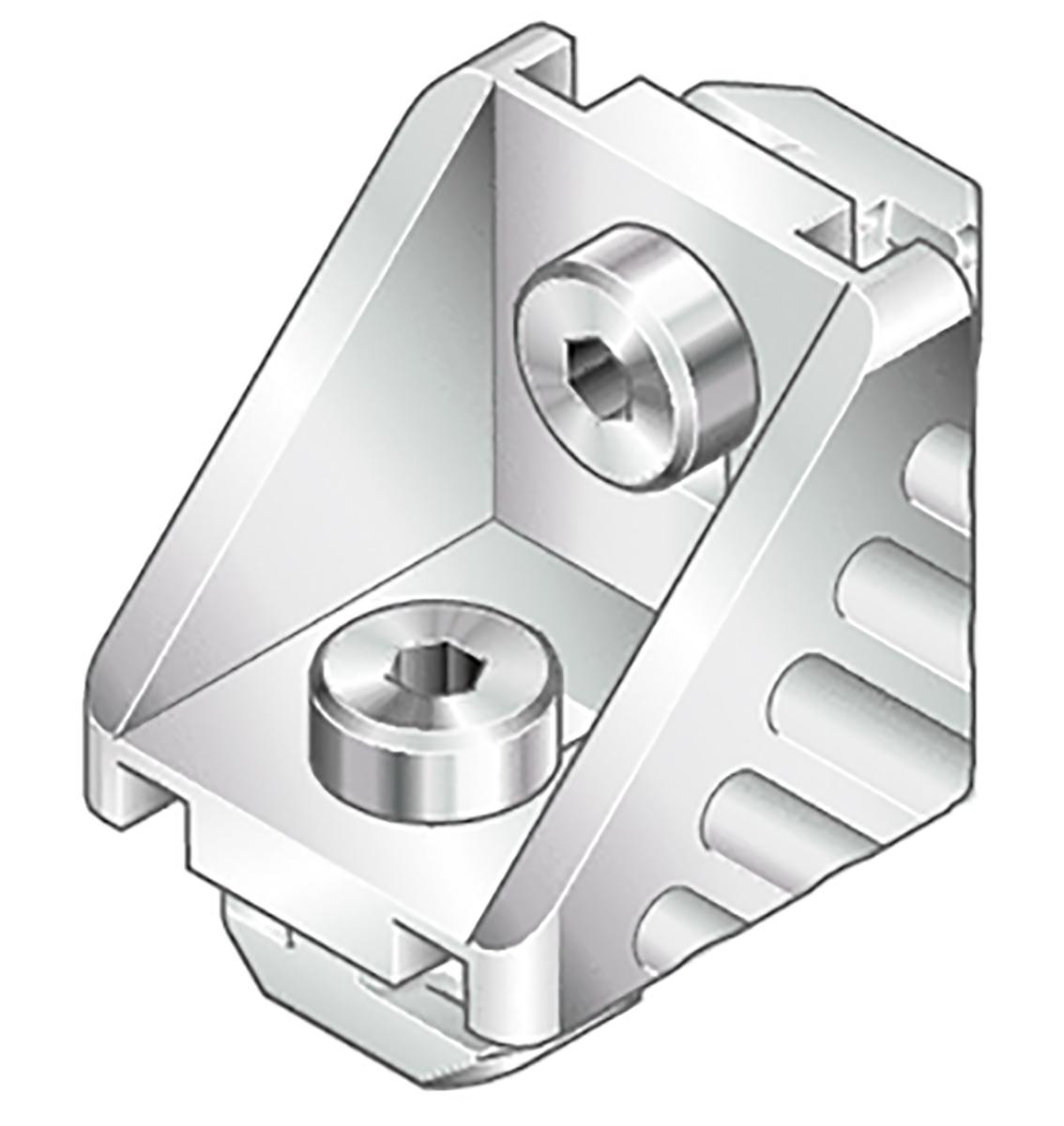 Bosch Rexroth M8 Angle Bracket, Connecting Component, Strut Profile 45 mm, Groove Size 10mm
