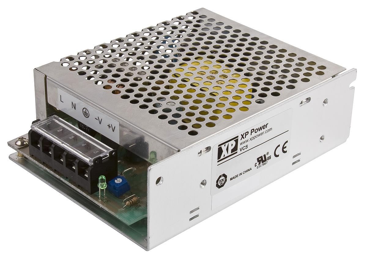 XP Power Switching Power Supply, VCS100US24, 24V dc, 4.17A, 100W, 1 Output, 127 → 370 V dc, 85 → 264 V ac