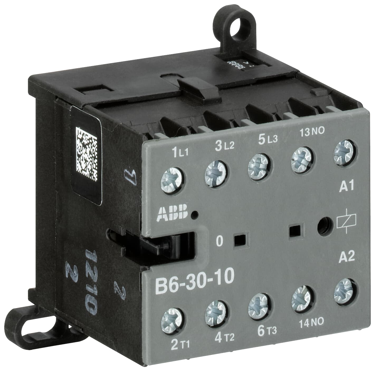ABB B6 B6 Contactor, 380 → 415 V ac Coil, 3-Pole, 20 A, 4 kW, 1NO, 600 V ac