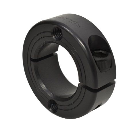 Ruland Shaft Collar, One Piece, Clamp, Bore 16mm, OD 34mm, W 13mm, 1215 Lead-Free Carbon Steel