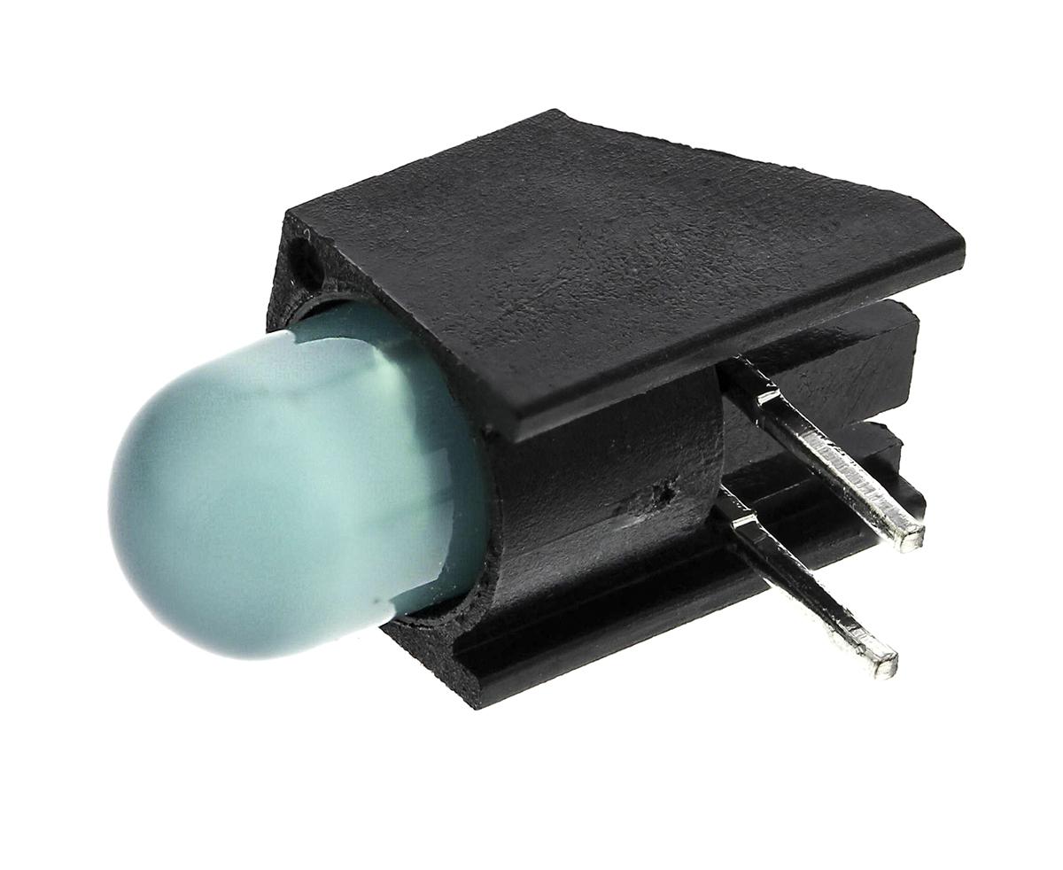 Dialight 550-1307F, Green Right Angle PCB LED Indicator, Through Hole 1.8 V