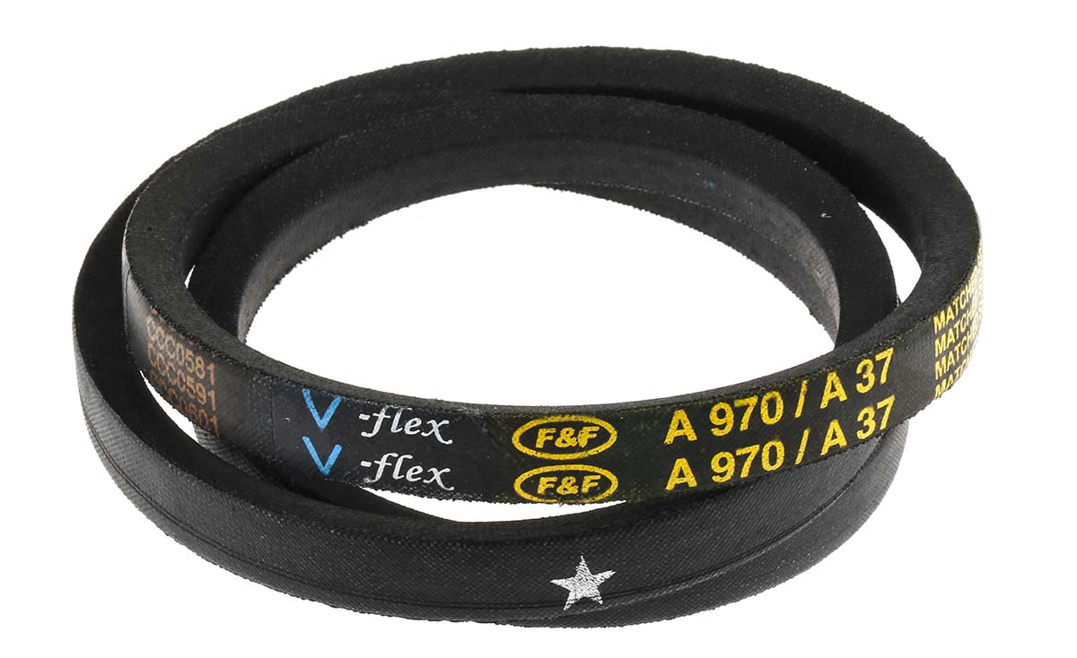RS PRO Drive Belt, belt section A, 940mm Length