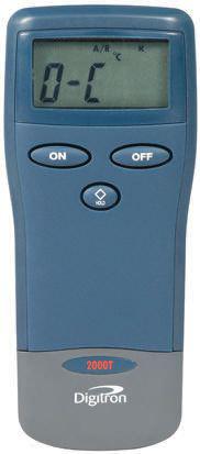 Digitron 2000T Digital Thermometer, 1 Input Handheld, K Type Input With RS Calibration