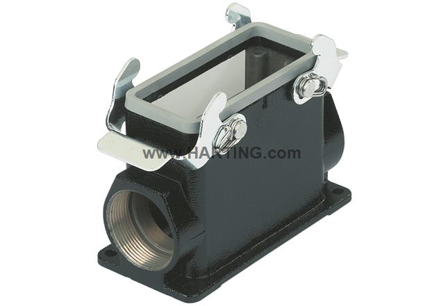 HARTING Han M Heavy Duty Power Connector Housing, M32 x 2 Thread, Side Entry