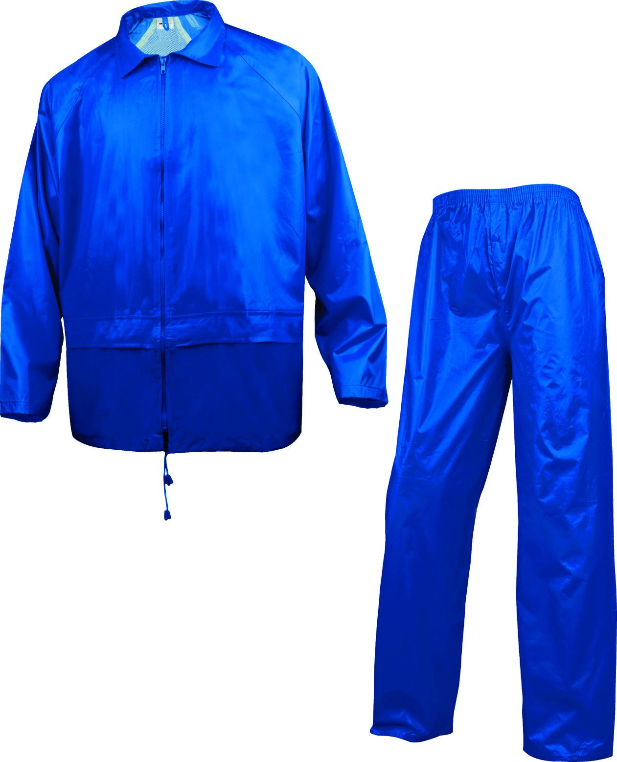 Delta Plus EN400 Blue, Waterproof Rain Suit, XL