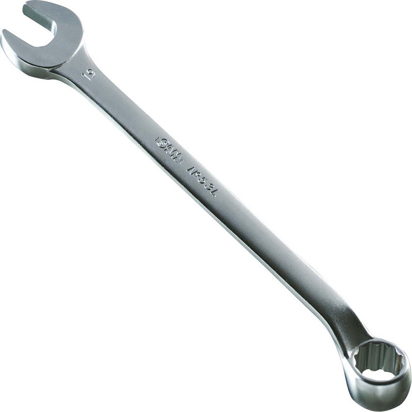 SAM Ratchet Combination Spanner, 360 mm Overall, 28mm Jaw Capacity